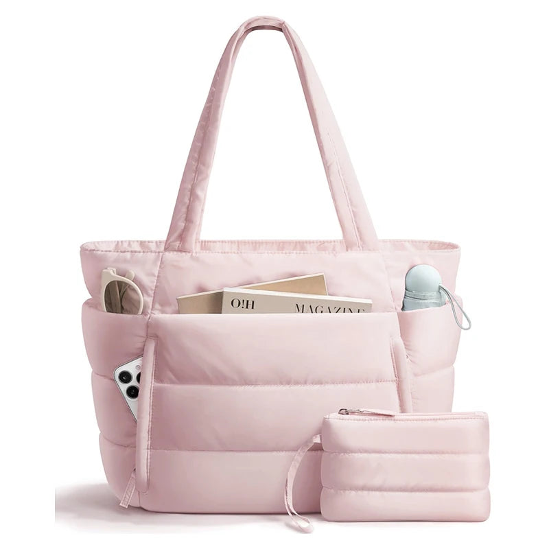 Stylish Puffy Tote Bag