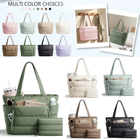 Stylish Puffy Tote Bag