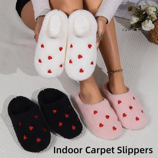 Heart-Shaped Slippers