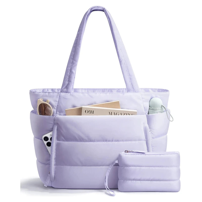Stylish Puffy Tote Bag
