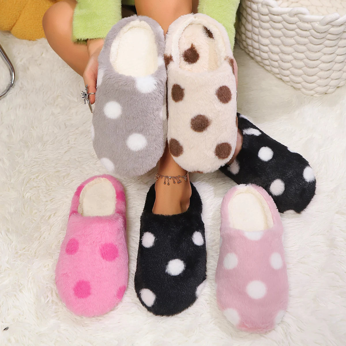 Heart-Shaped Slippers