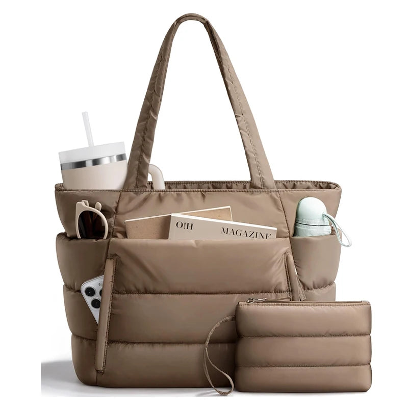 Stylish Puffy Tote Bag