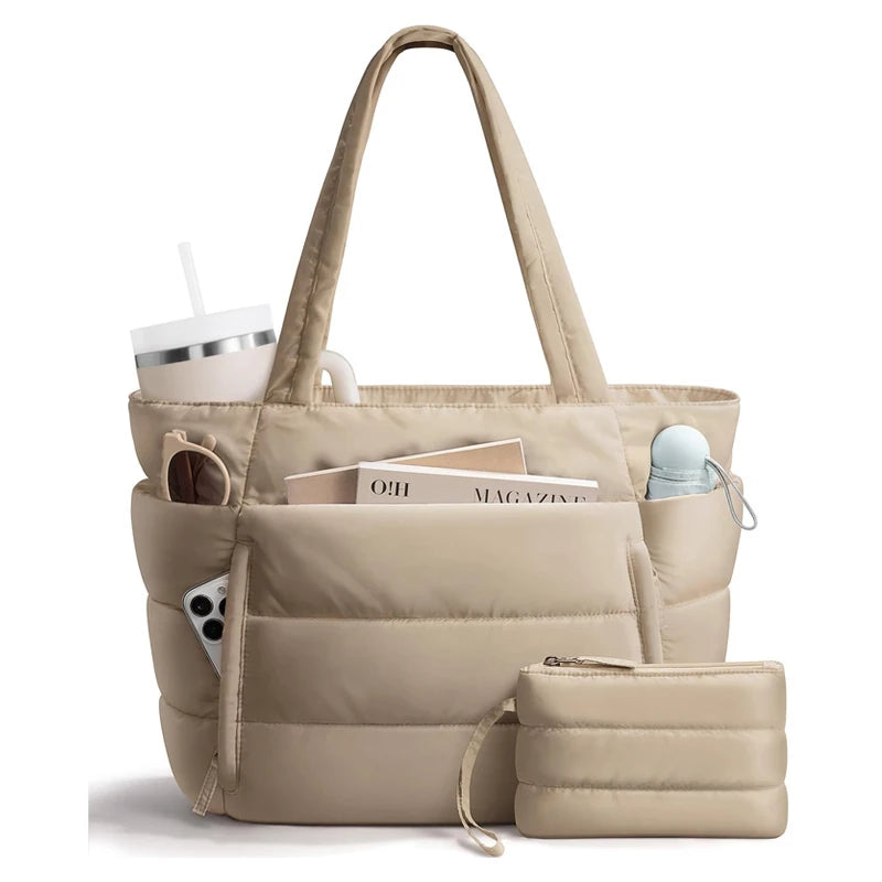 Stylish Puffy Tote Bag