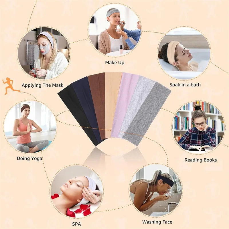 7Pcs Multi-Color Elastic Hair bands