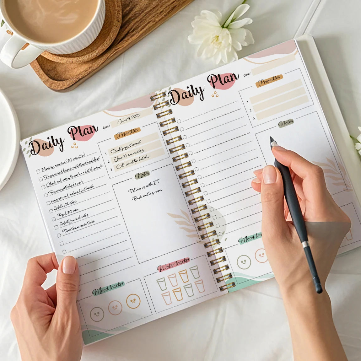 Daily Planner Notebook